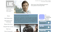 Desktop Screenshot of londonhairclinic.co.uk